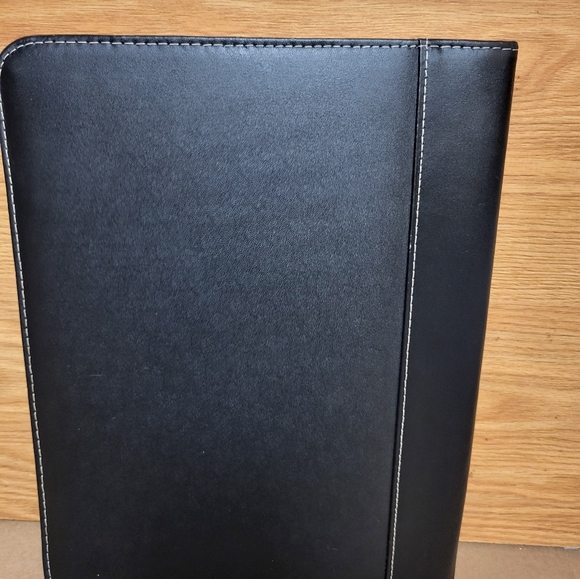Leather Black Padfolio City National Bank - Picture 2 of 7